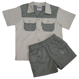 Kahkees Two Tone Outfit Stone