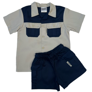 Kahkees Two Tone Outfit Navy