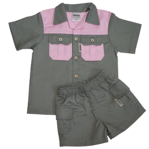 Kahkees Two Tone Outfit Pink
