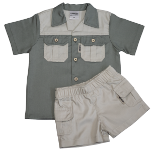 Kahkees Two Tone Outfit Airforce